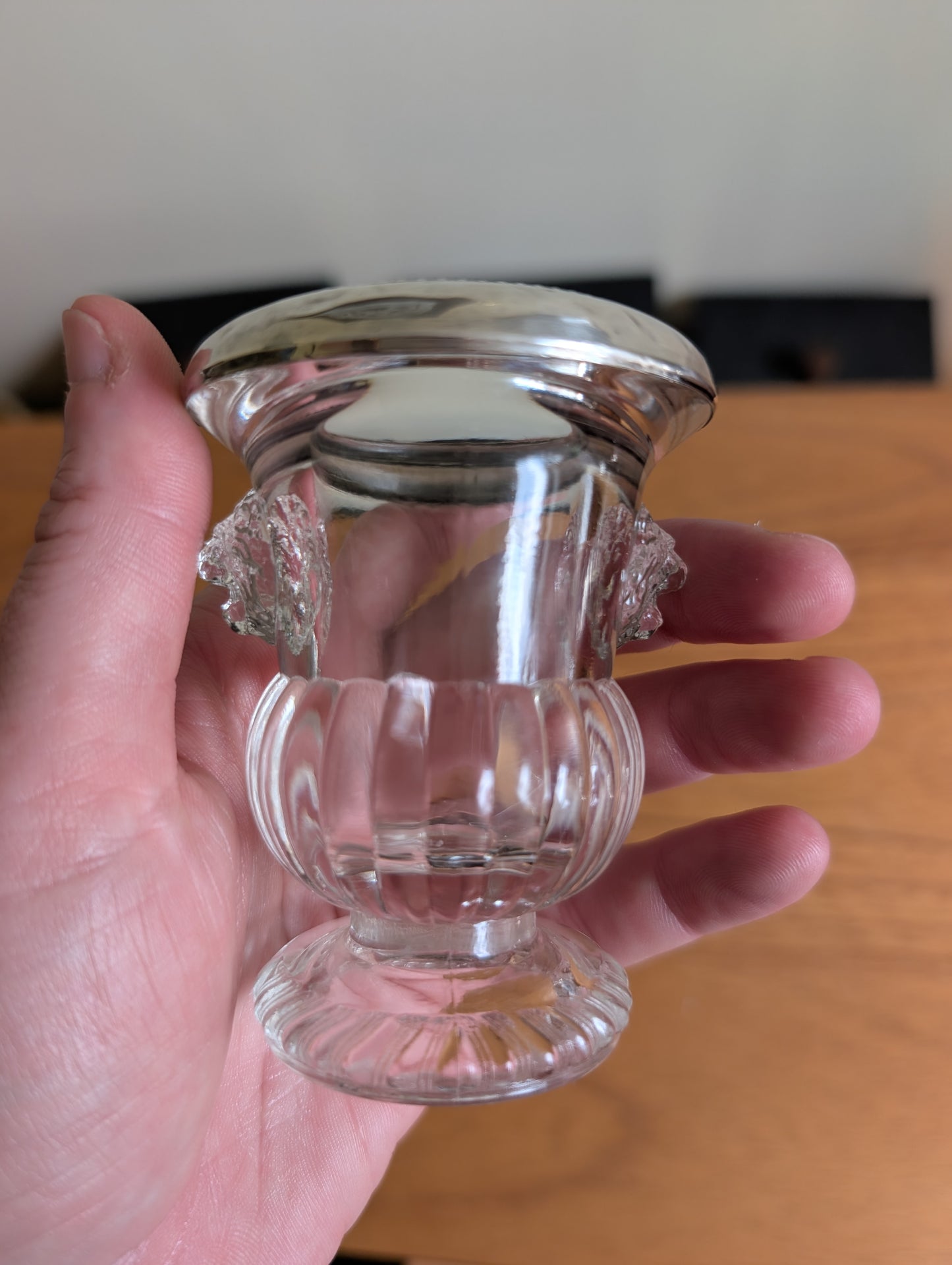 FB Rogers Silver Co. Lion Motif Match or Toothpick Holder