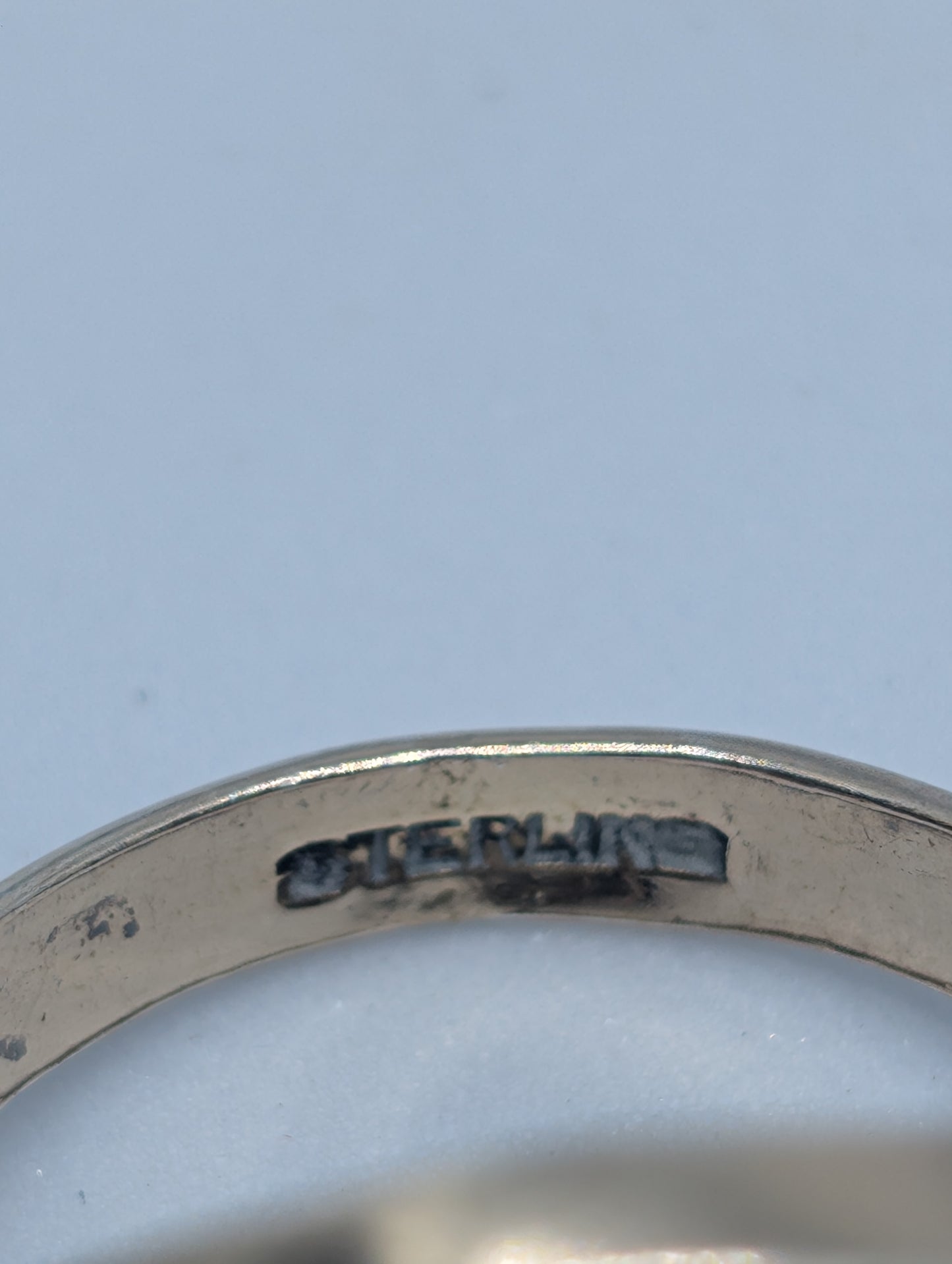 Sterling World War II Veteran Ring with Eagle Size 10 WWII Ring