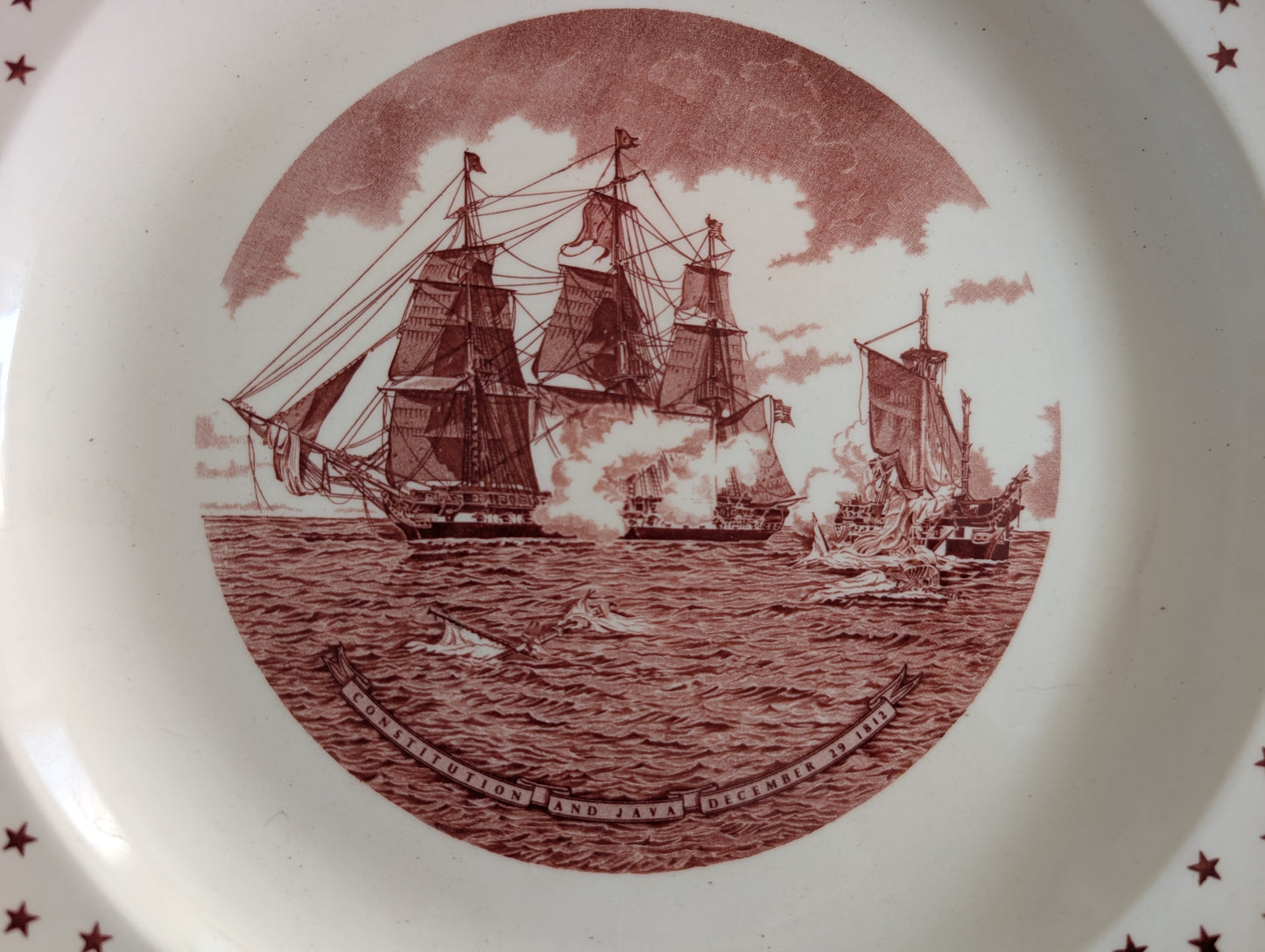 Wedgwood Ship Plate 12.5"