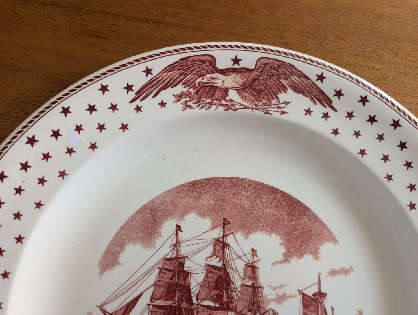 Wedgwood Ship Plate 12.5"