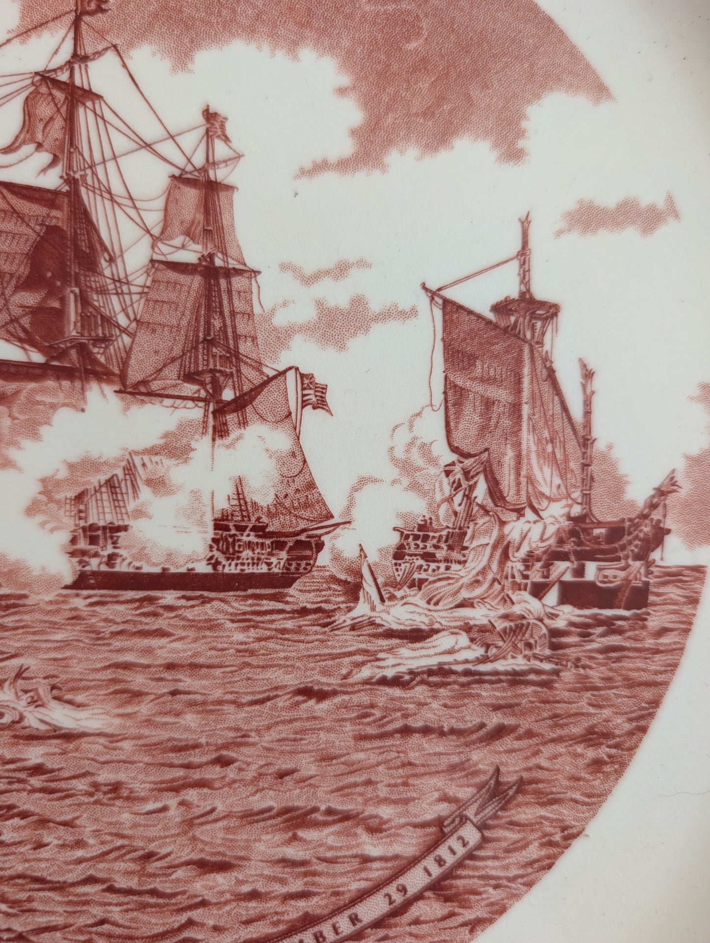 Wedgwood Ship Plate 12.5"