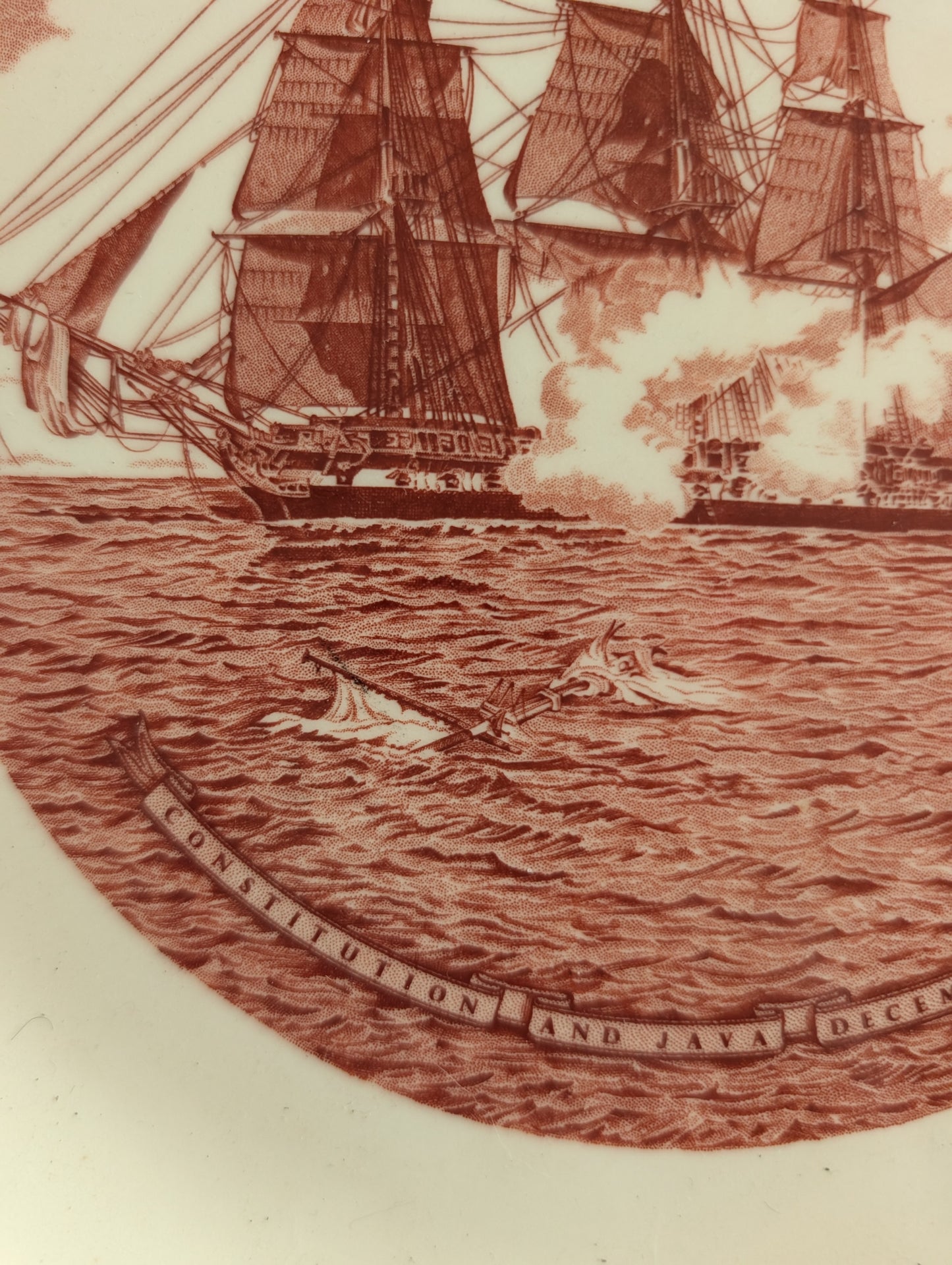 Wedgwood Ship Plate 12.5"
