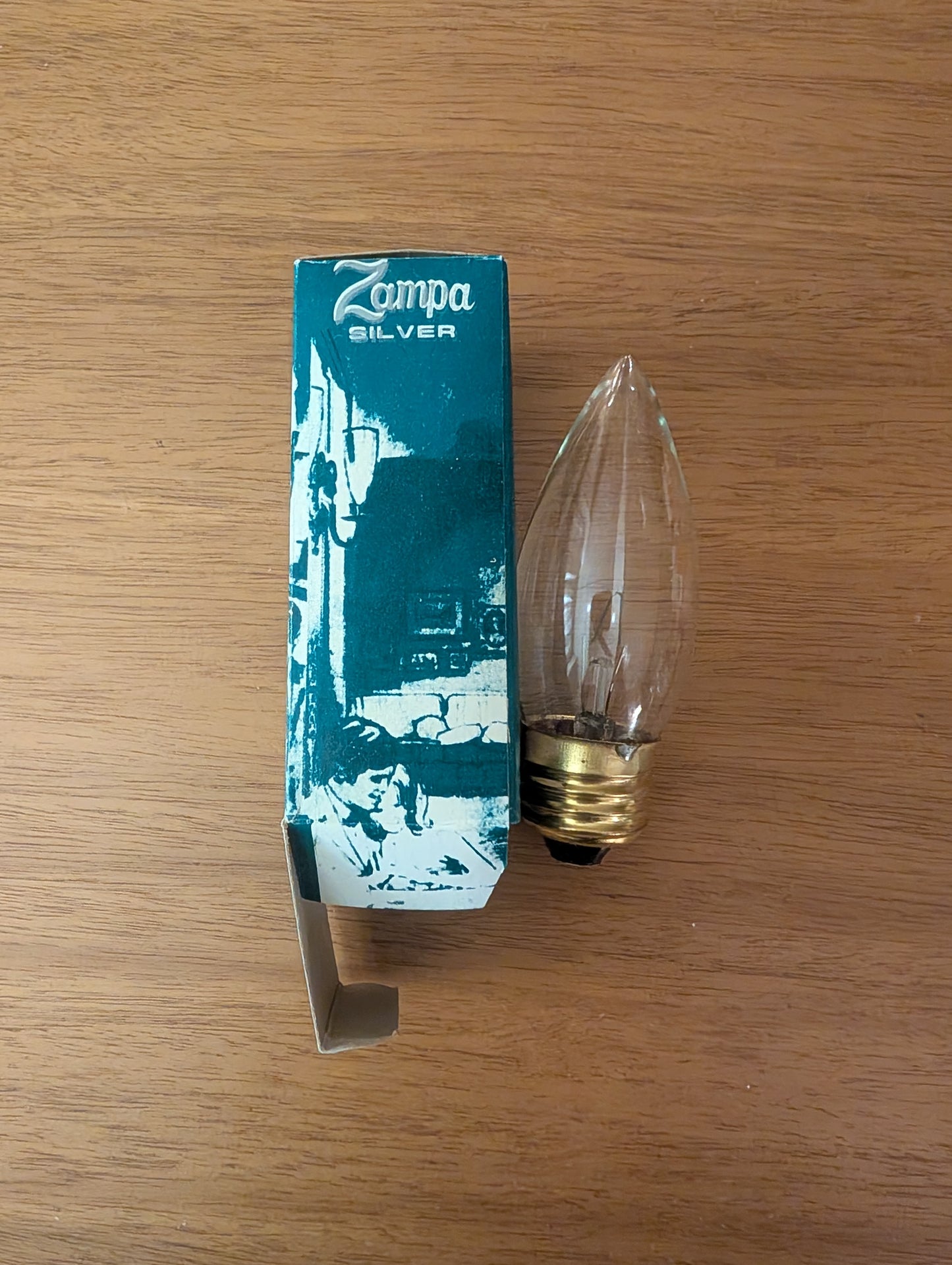 60W Standard Base Clear Torpedo Zampa