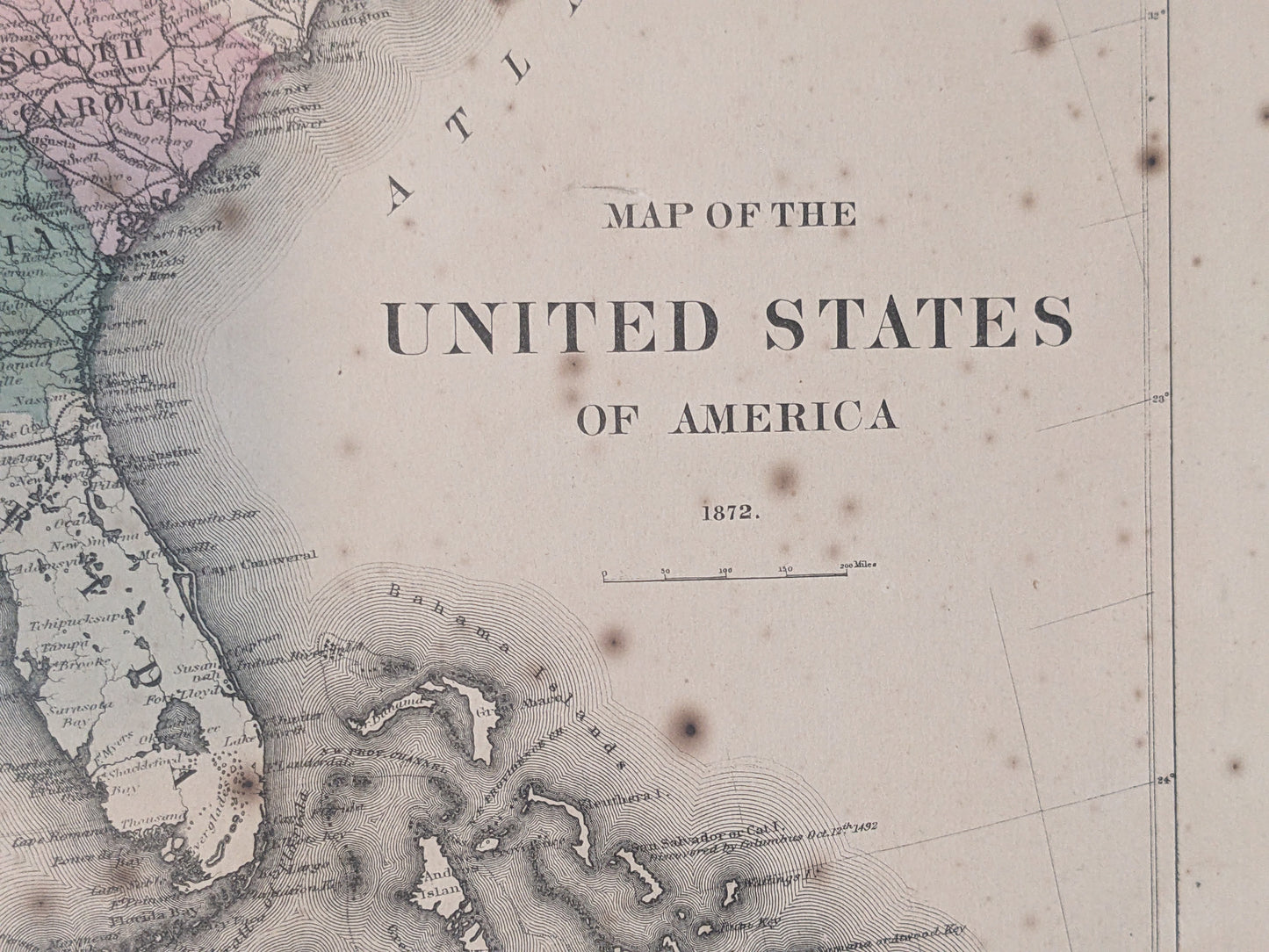 1872 US Map