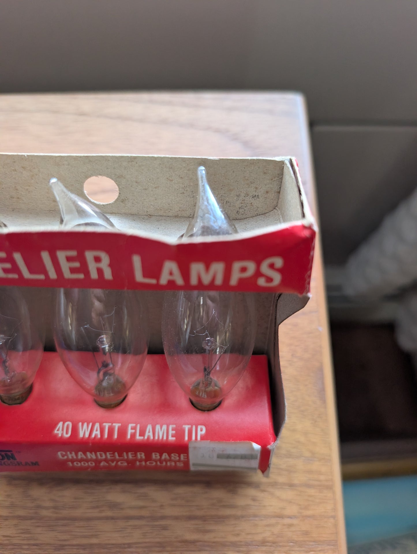 40 Watt Clear Candelabra Bulbs - Set of 2