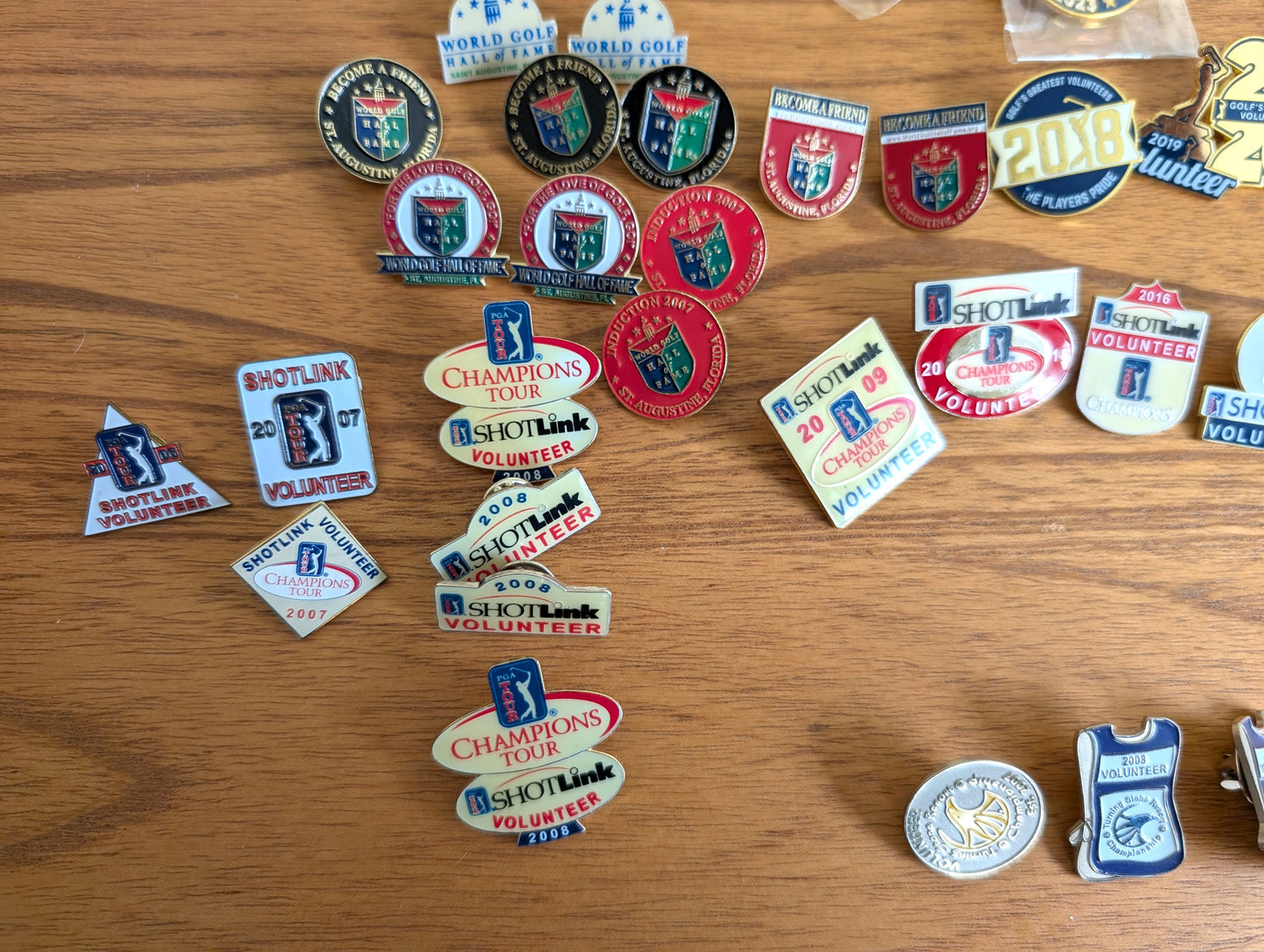 Lot of 50 PGA Golf Pins