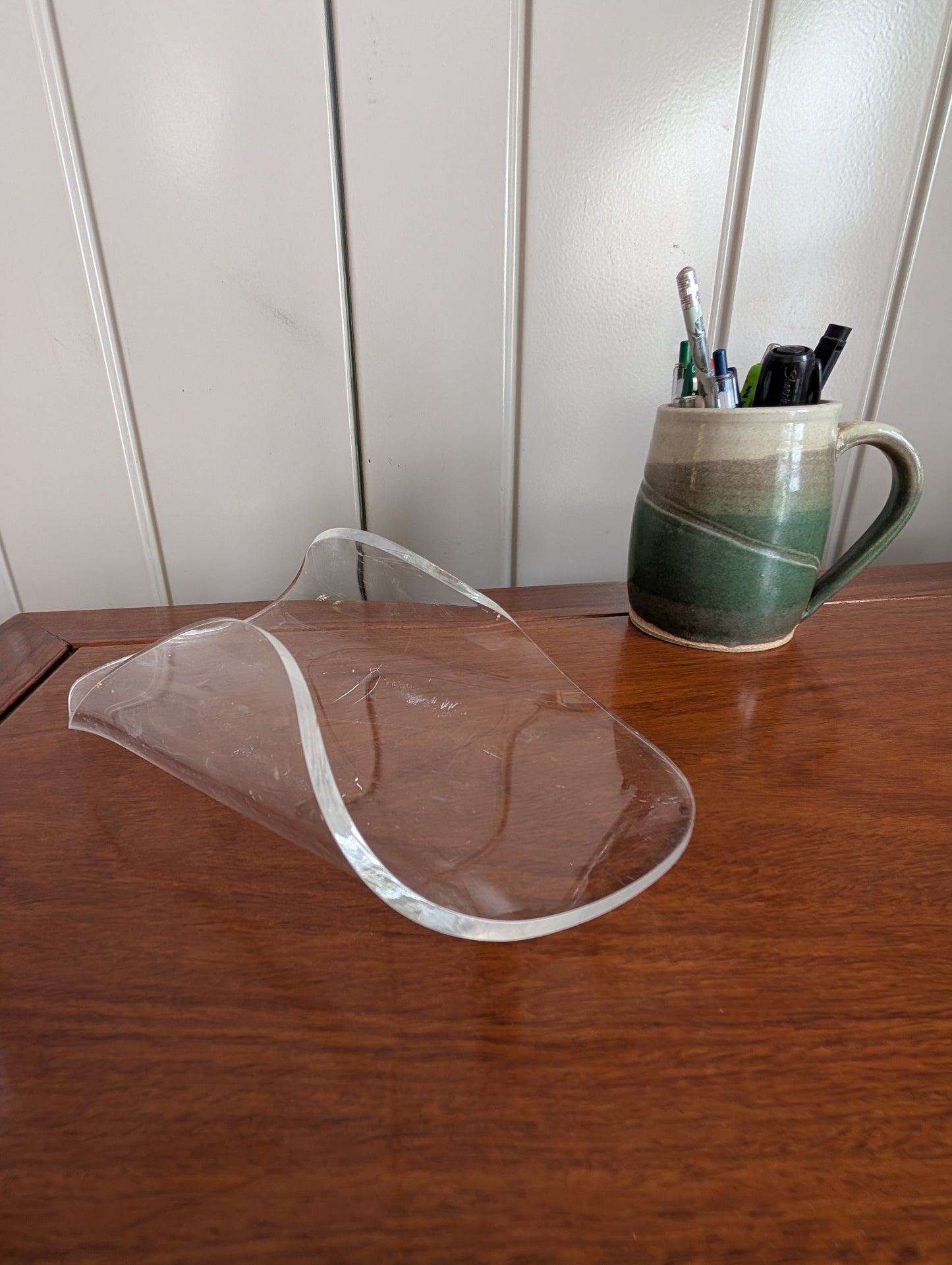 MCM Vintage Lucite Tray or Napkin Holder