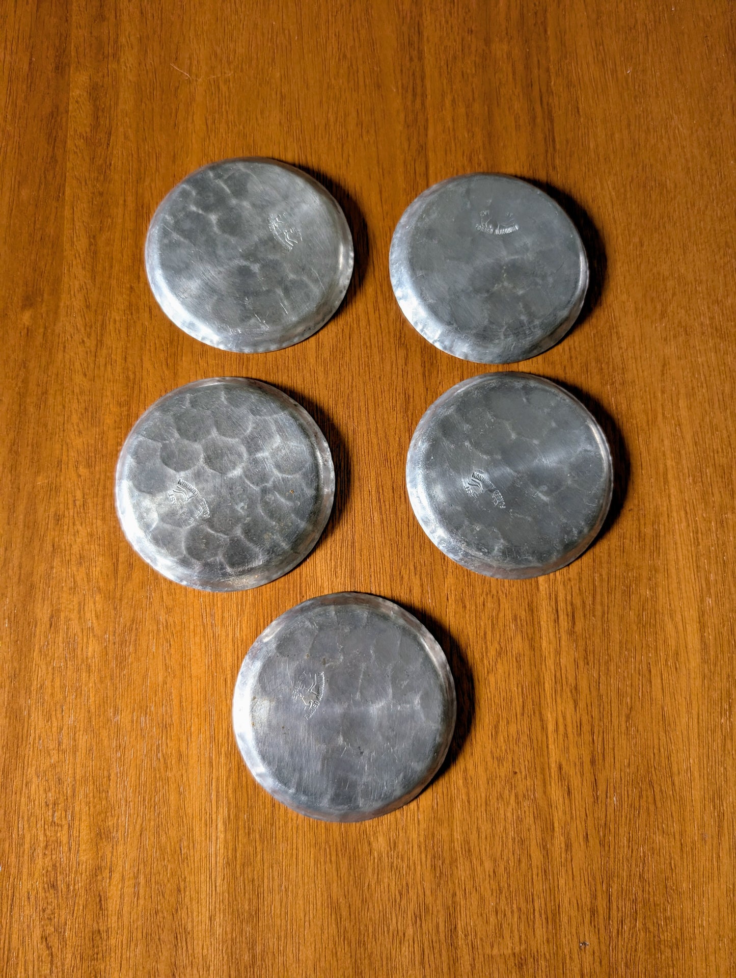 5 Aluminum Dogwood Coasters