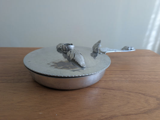 Hammered Aluminum Silent Butler