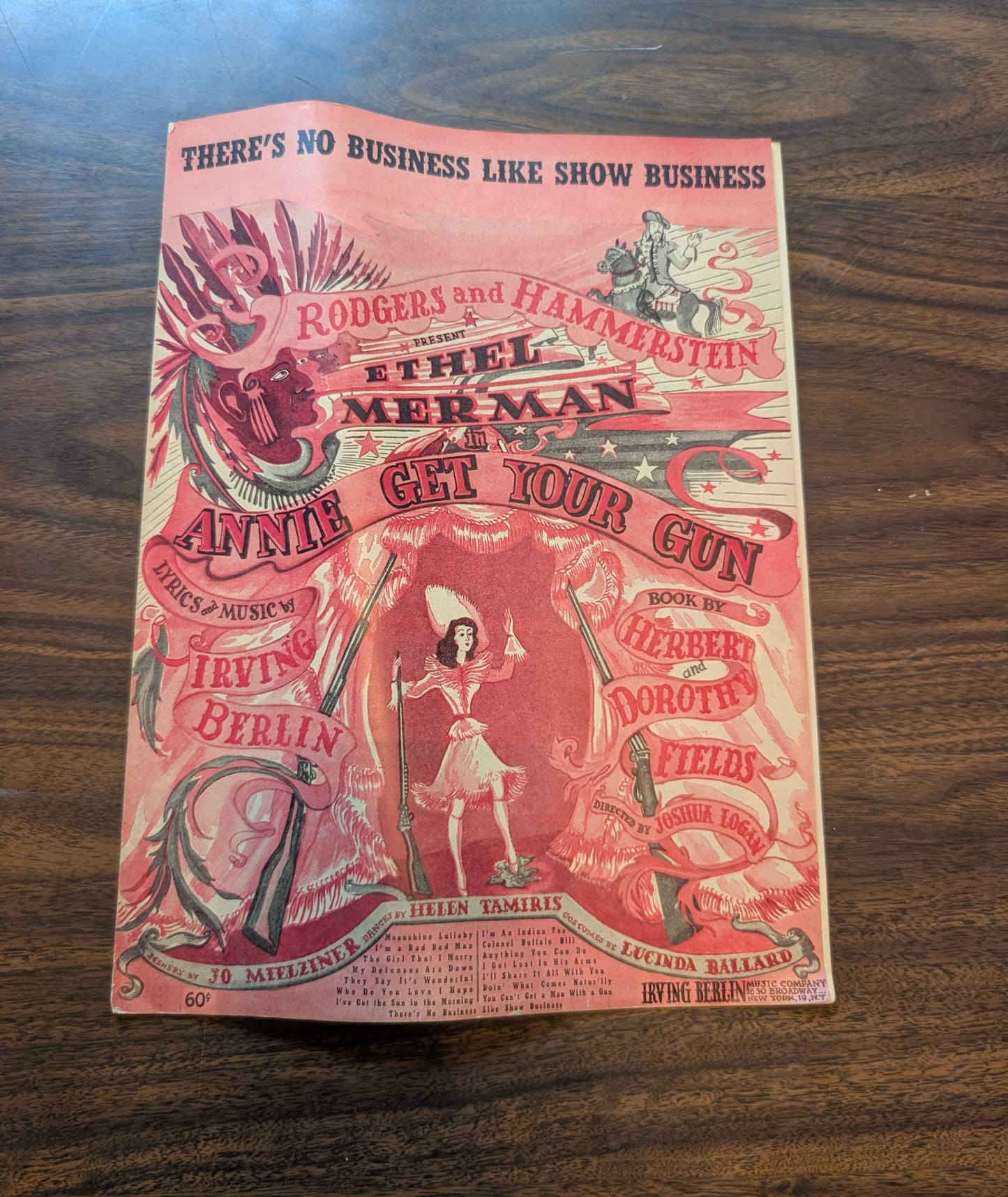 Rogers and Hammerstein Annie Get Your Gun Sheet Music 1946