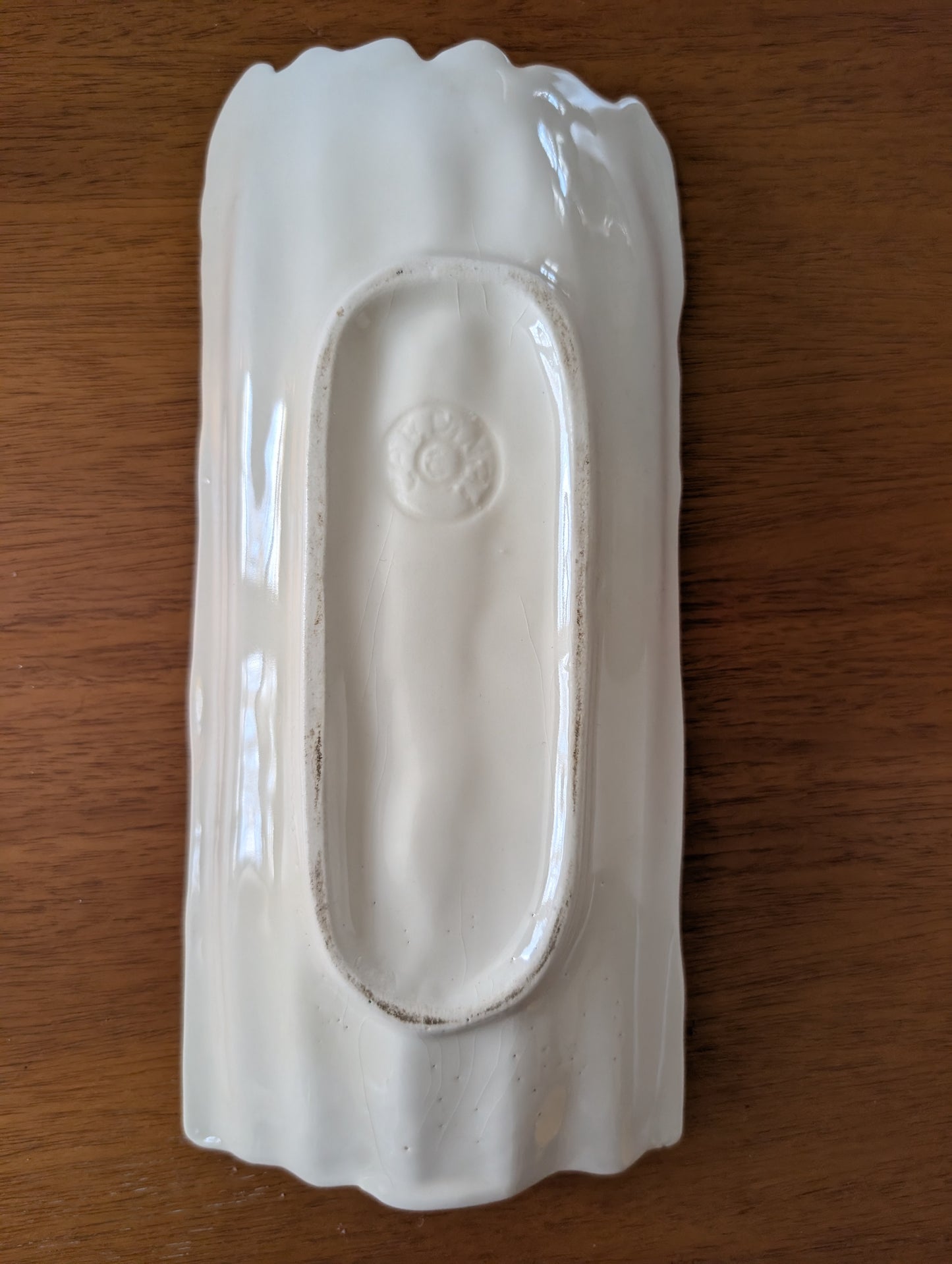 MCM Vintage Ceramic Asparagus Serving Dish Cardinal California Pottery USA