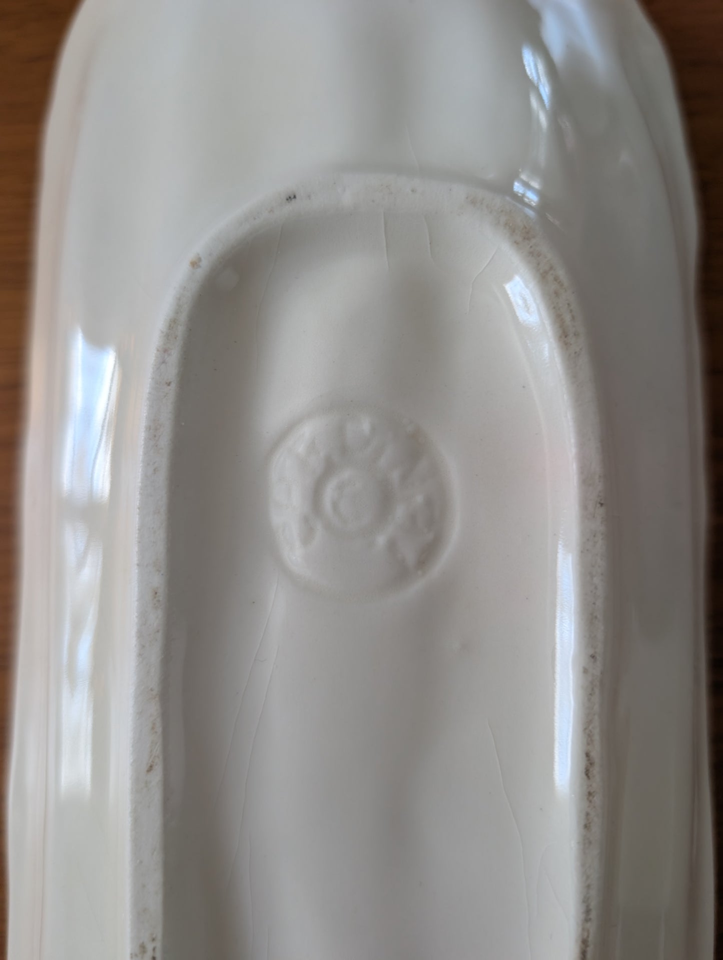 MCM Vintage Ceramic Asparagus Serving Dish Cardinal California Pottery USA