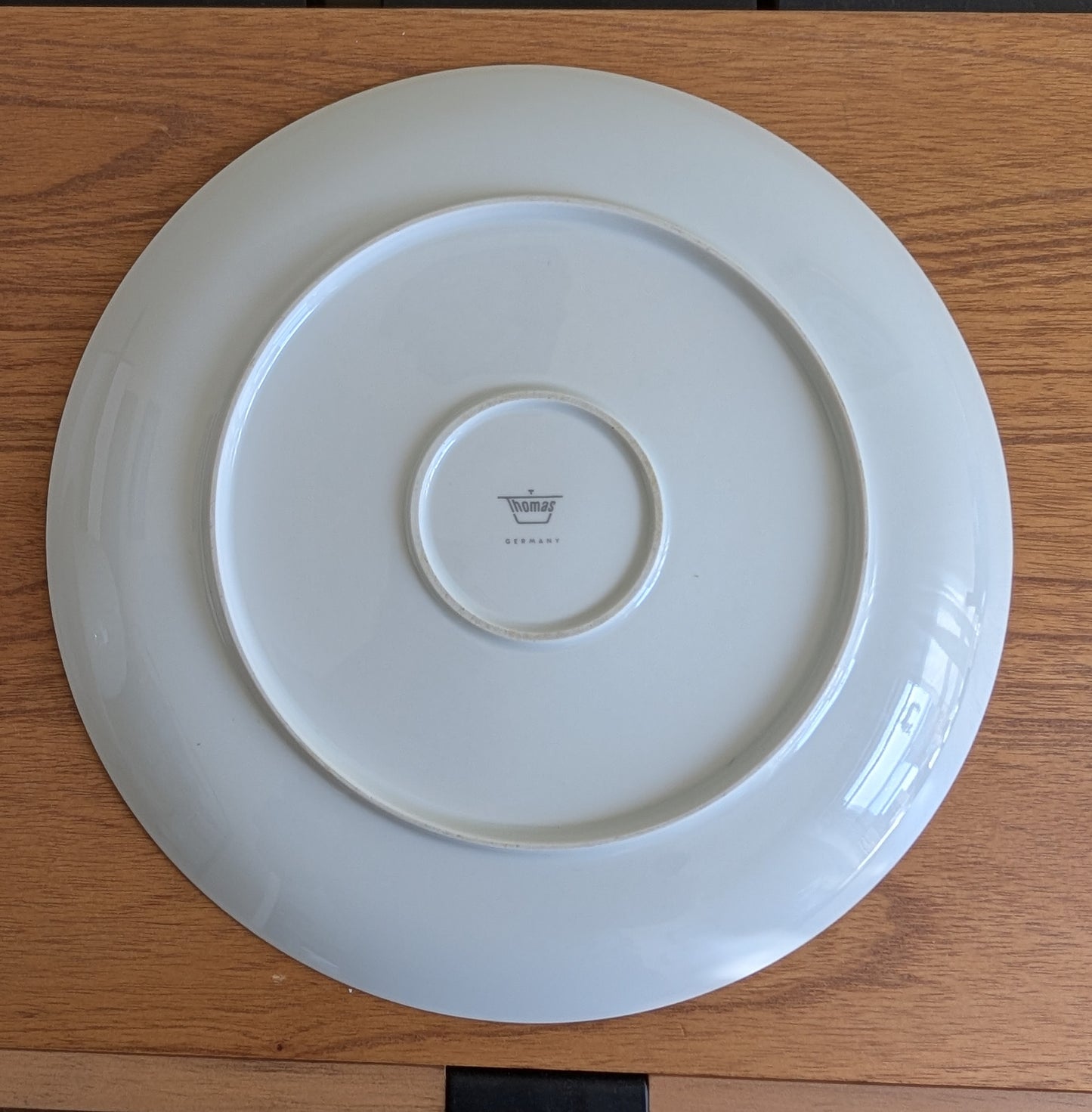 MCM Atomic Platter and Gravy Bowl with Gold Rims