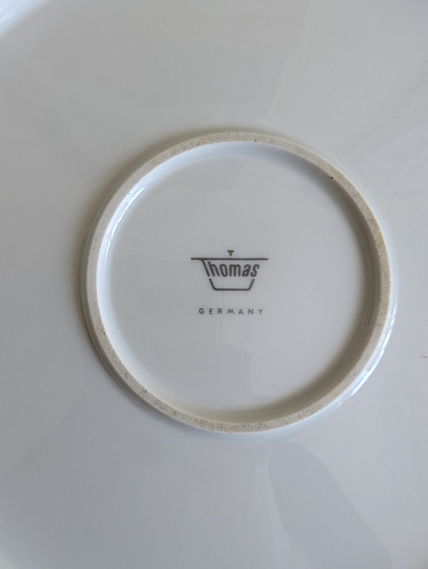 MCM Atomic Platter and Gravy Bowl with Gold Rims