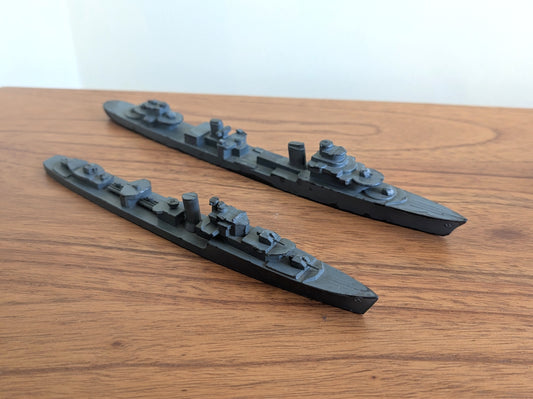 Pair of World War II Scale Battleships