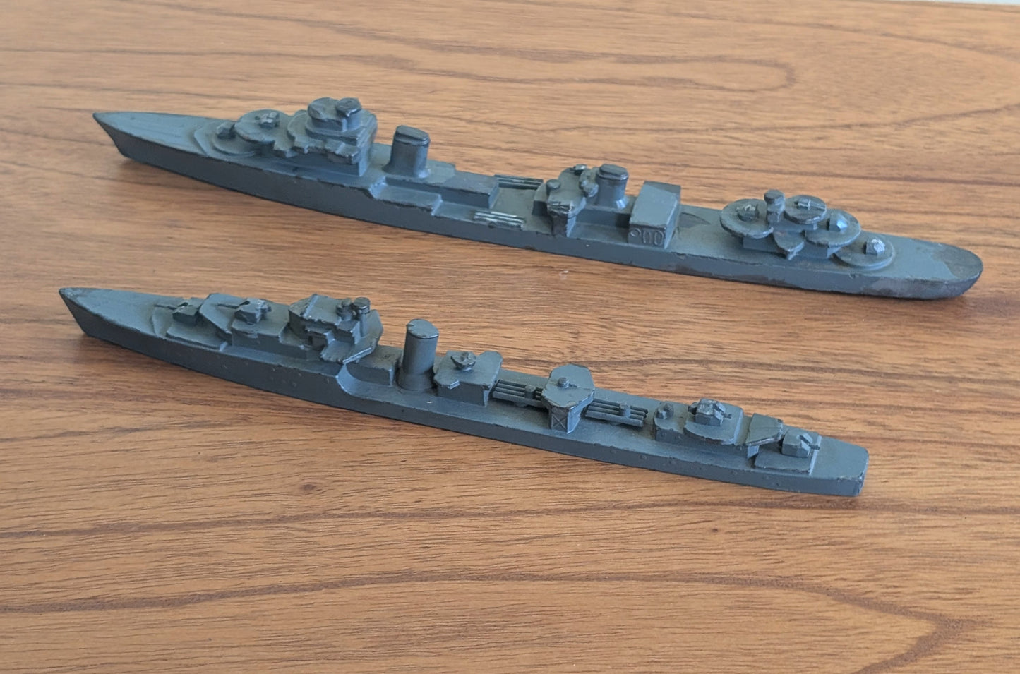 Pair of World War II Scale Battleships