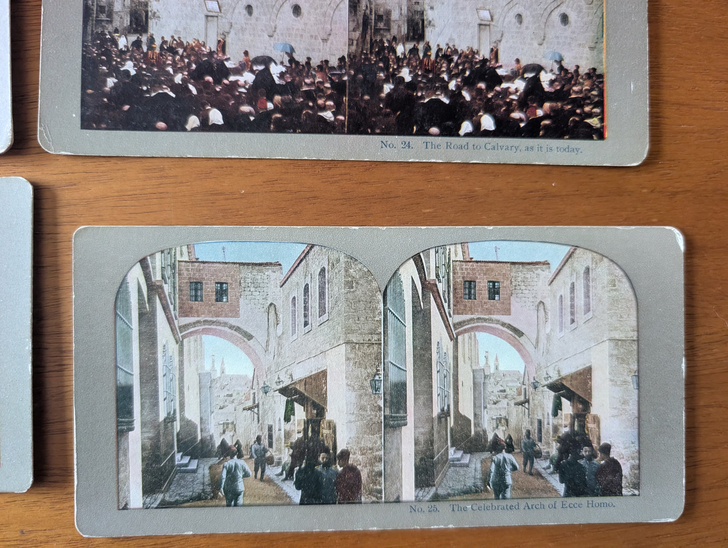 25 Vintage Bible Themed Stereoscopic Cards