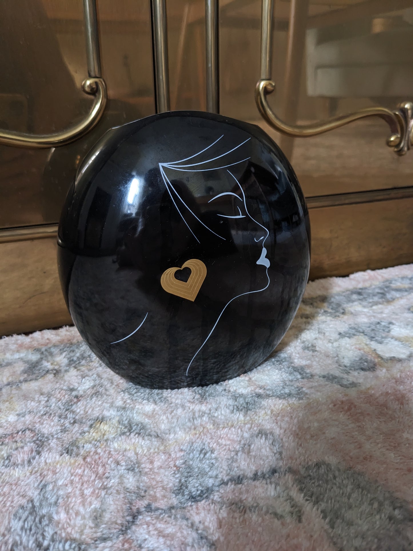 Black 1980s Vase