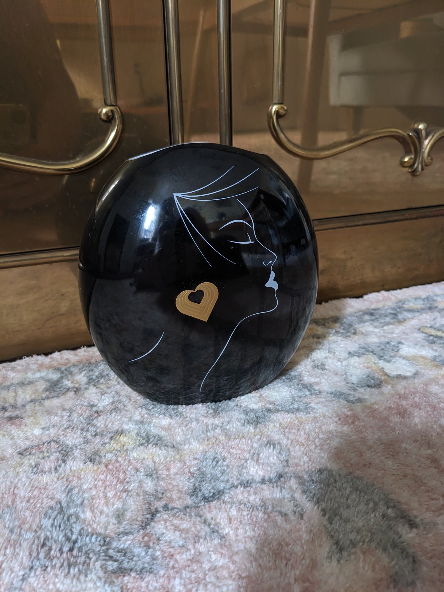 Black 1980s Vase