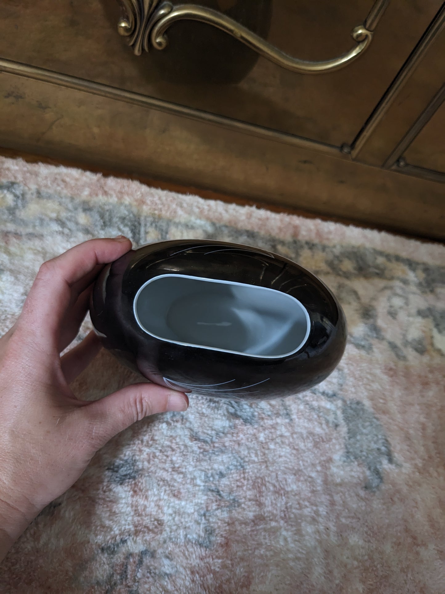 Black 1980s Vase