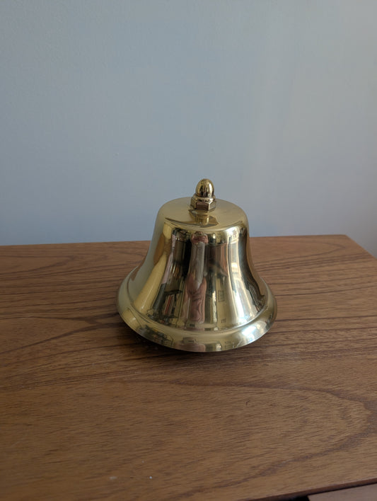 Solid Brass Bell on a Stand