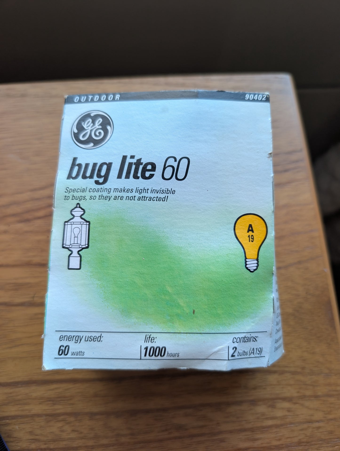 60 Watt Yellow Bulb - Bug Light