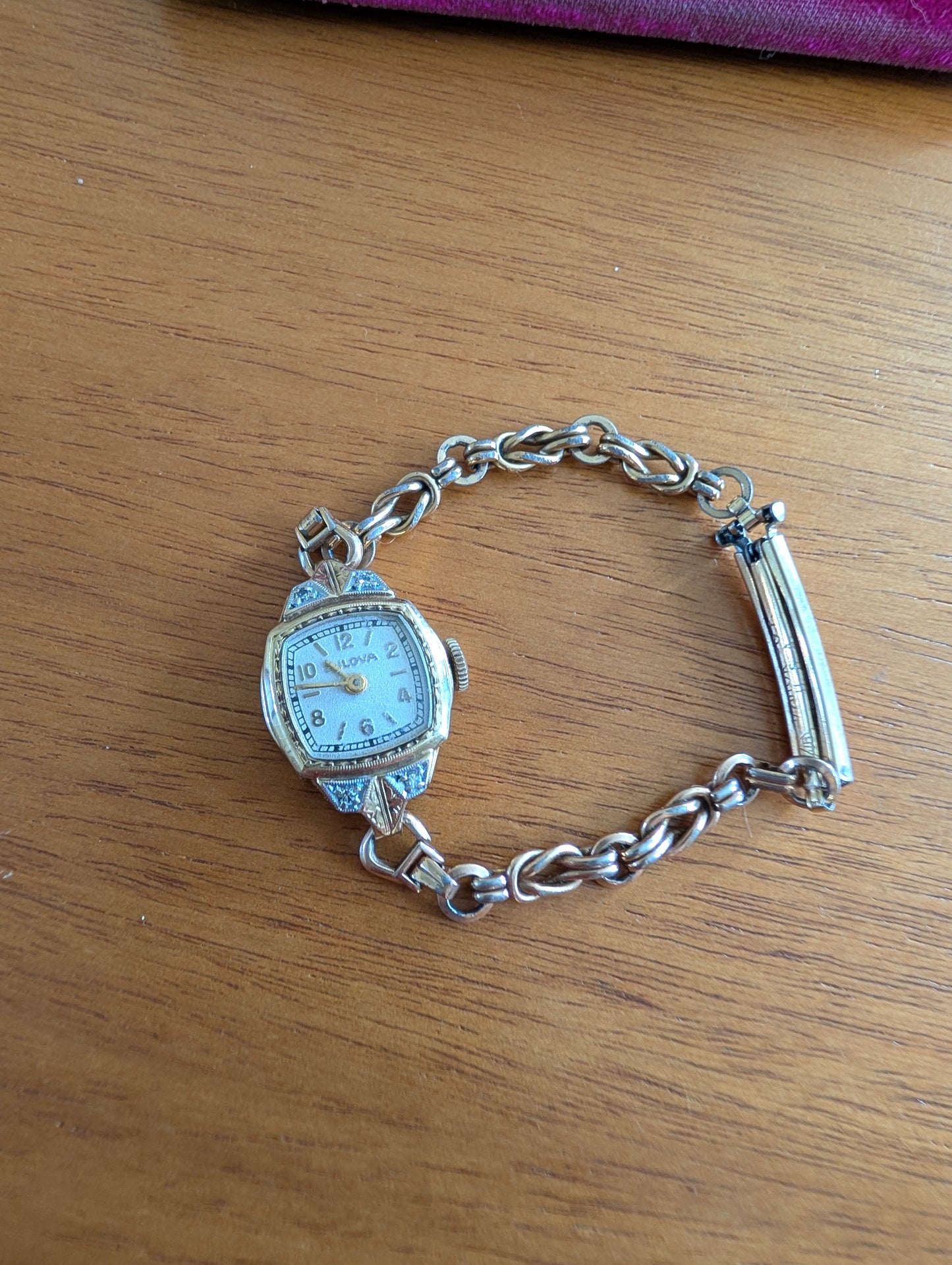 Lady Bulova Watch with Diamonds includes Original Box