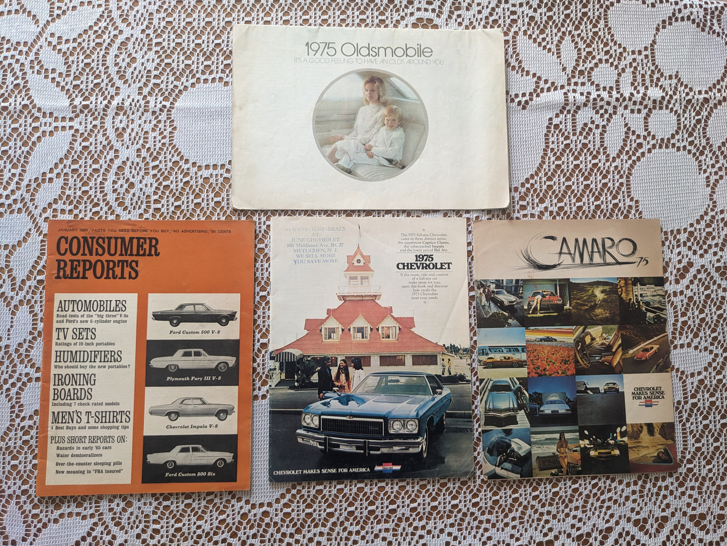 1960s and 1970 Car Catalogs and Magazine