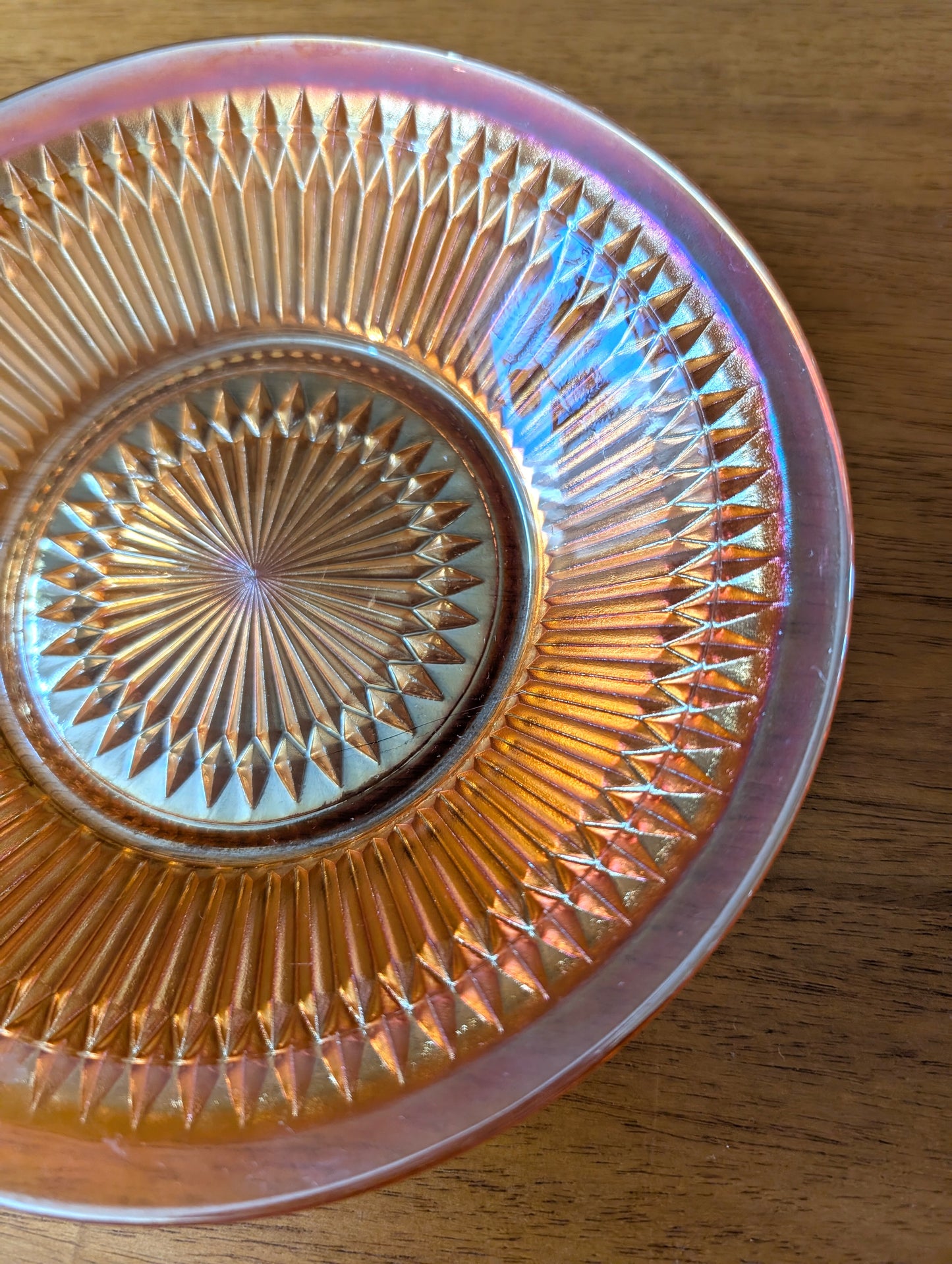 Marigold Carnival Glass Bowl