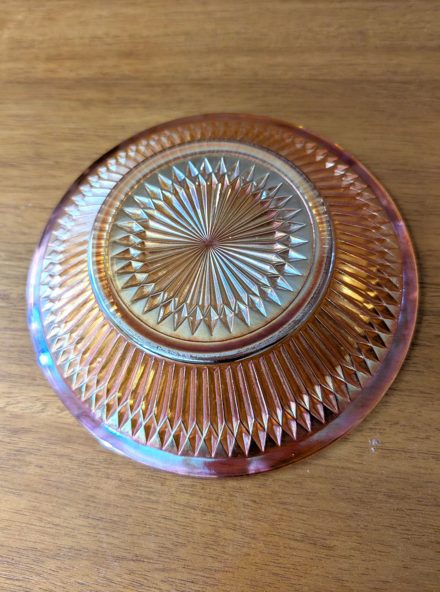 Marigold Carnival Glass Bowl