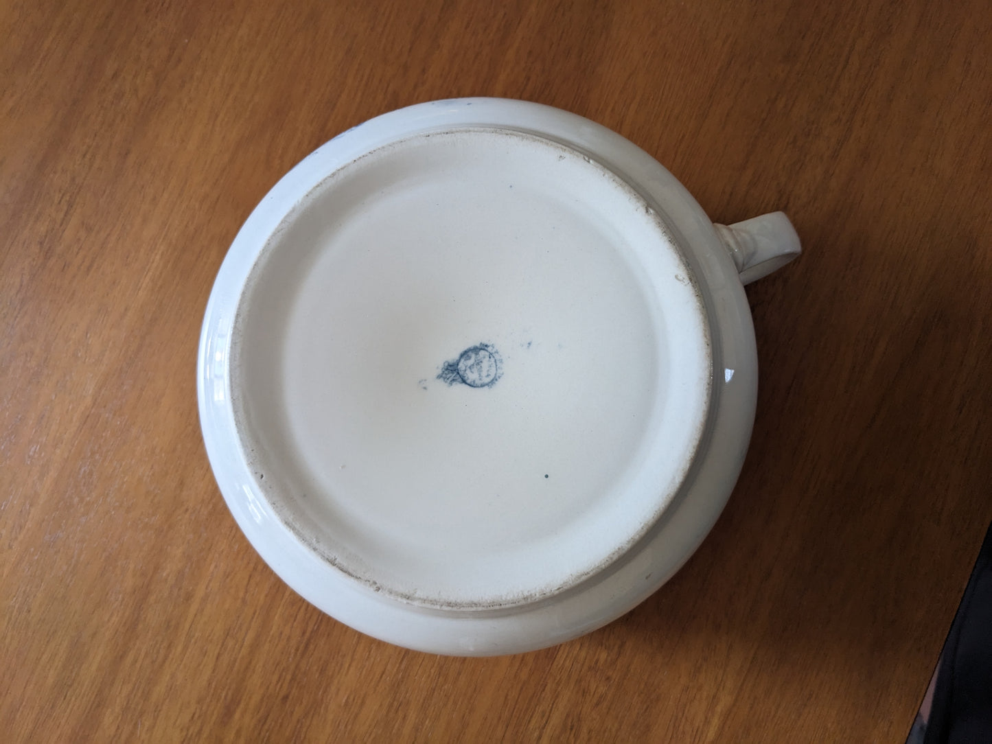 Chamber Pot Blue and White Transferware