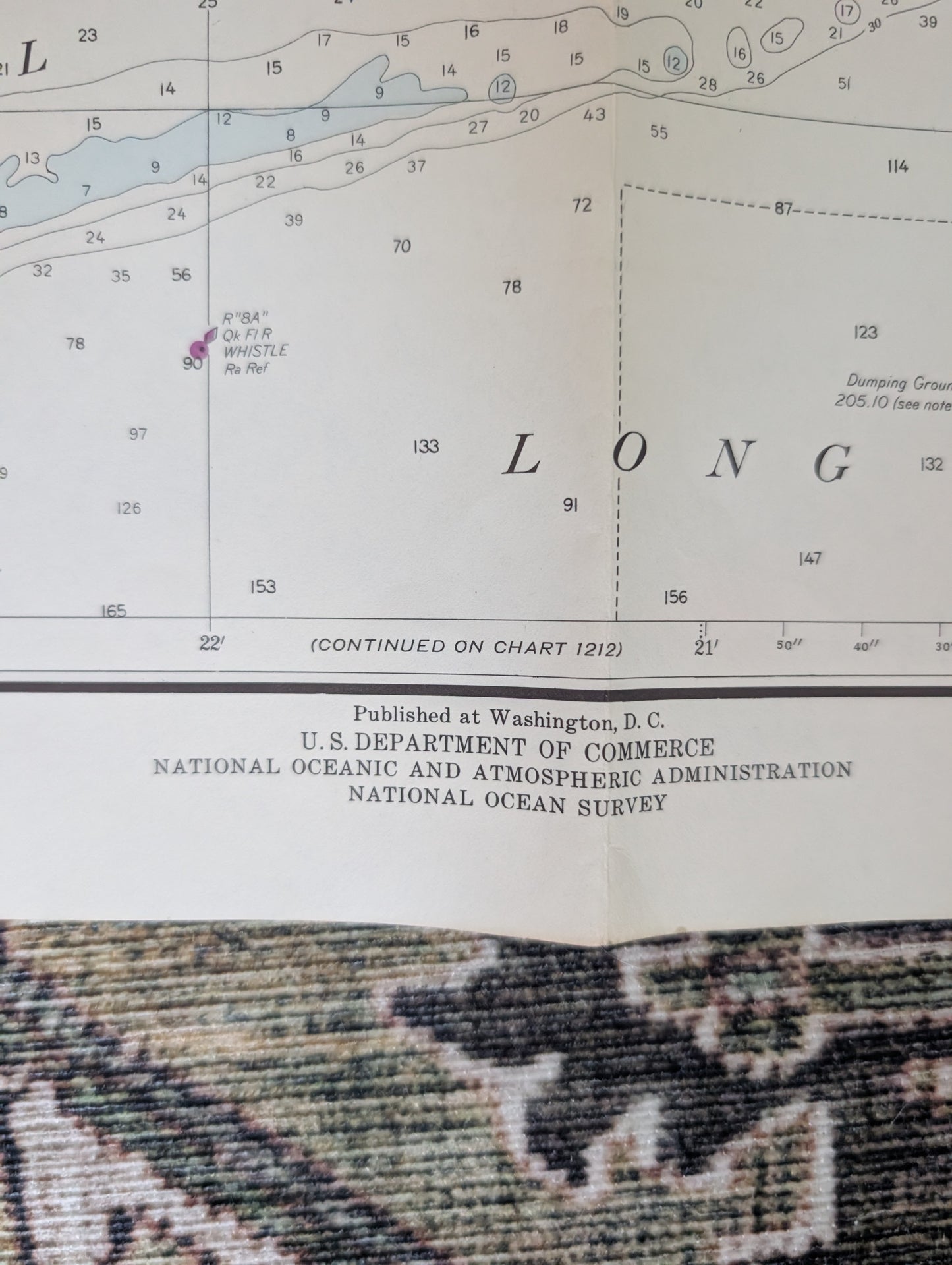 Large Map of the Connecticut River and Long Island Sound