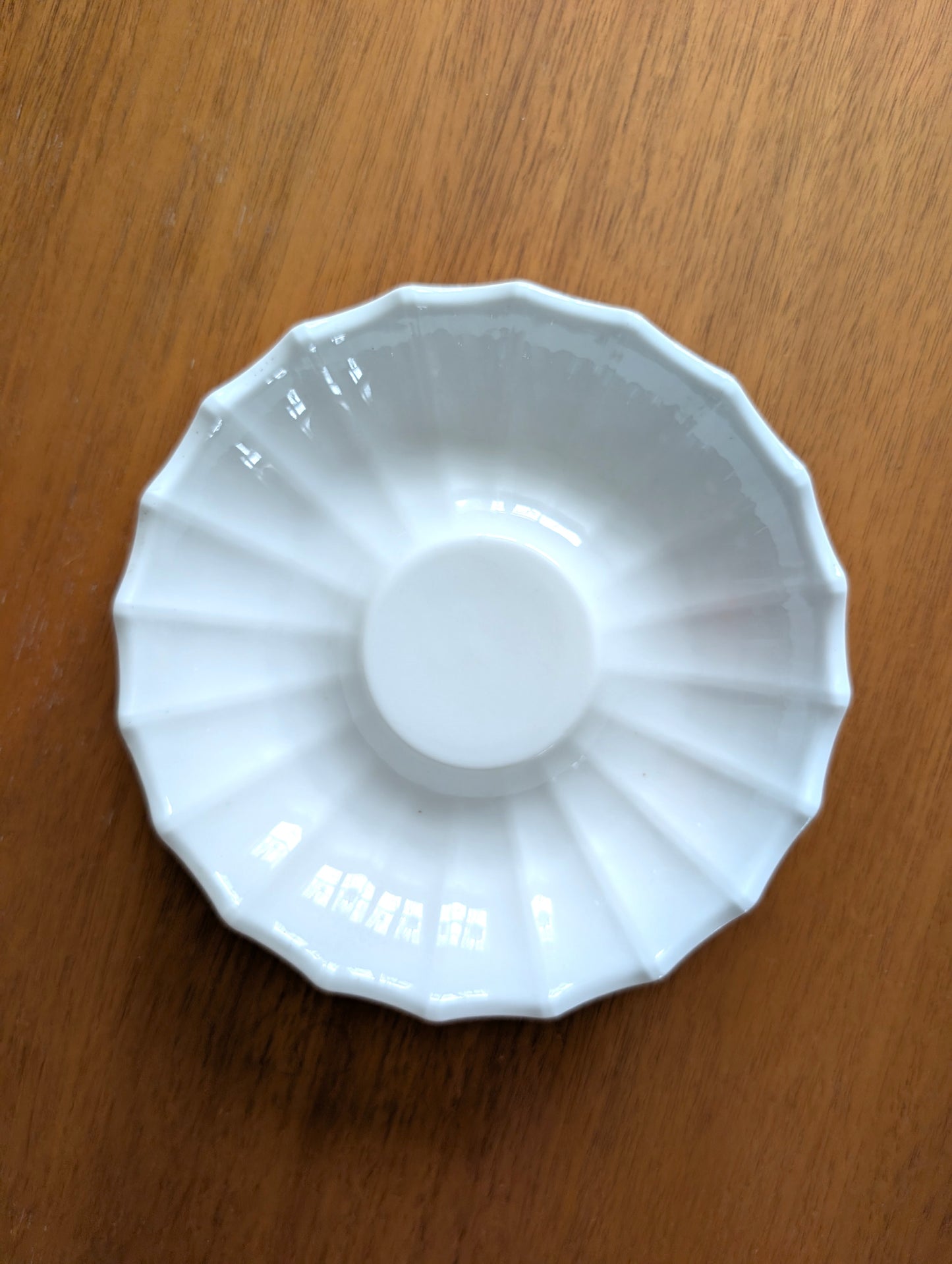 Royal Copenhagen White Scalloped Dish