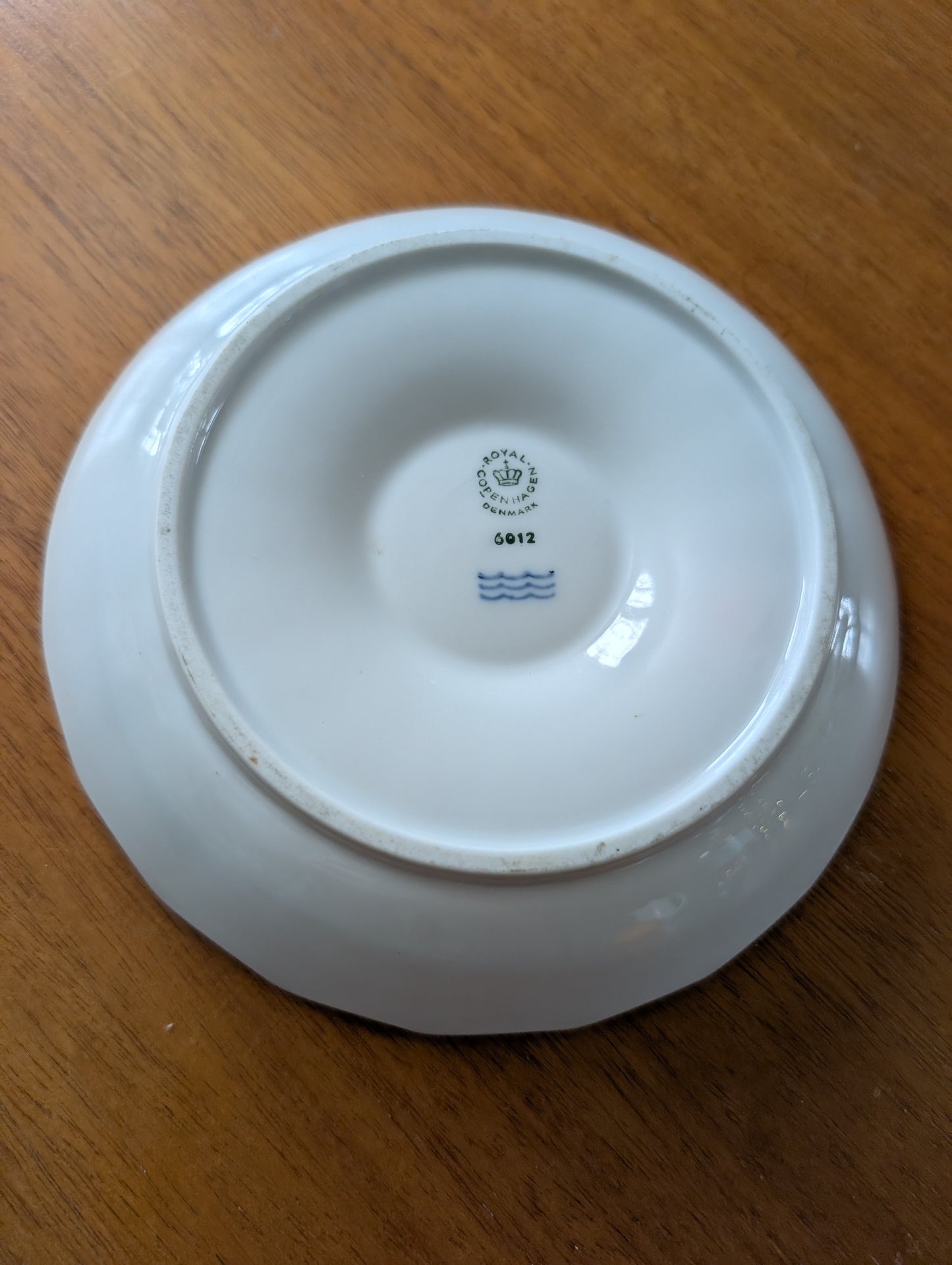 Royal Copenhagen White Scalloped Dish