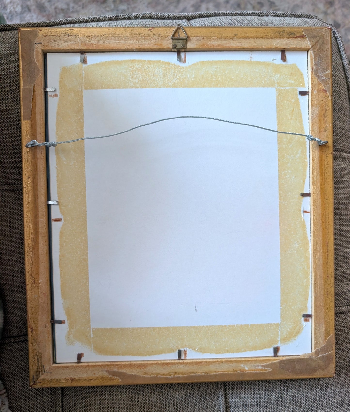 Croatian Naïve Oil on Glass Painting Signed A. Karas 1989 Framed Art