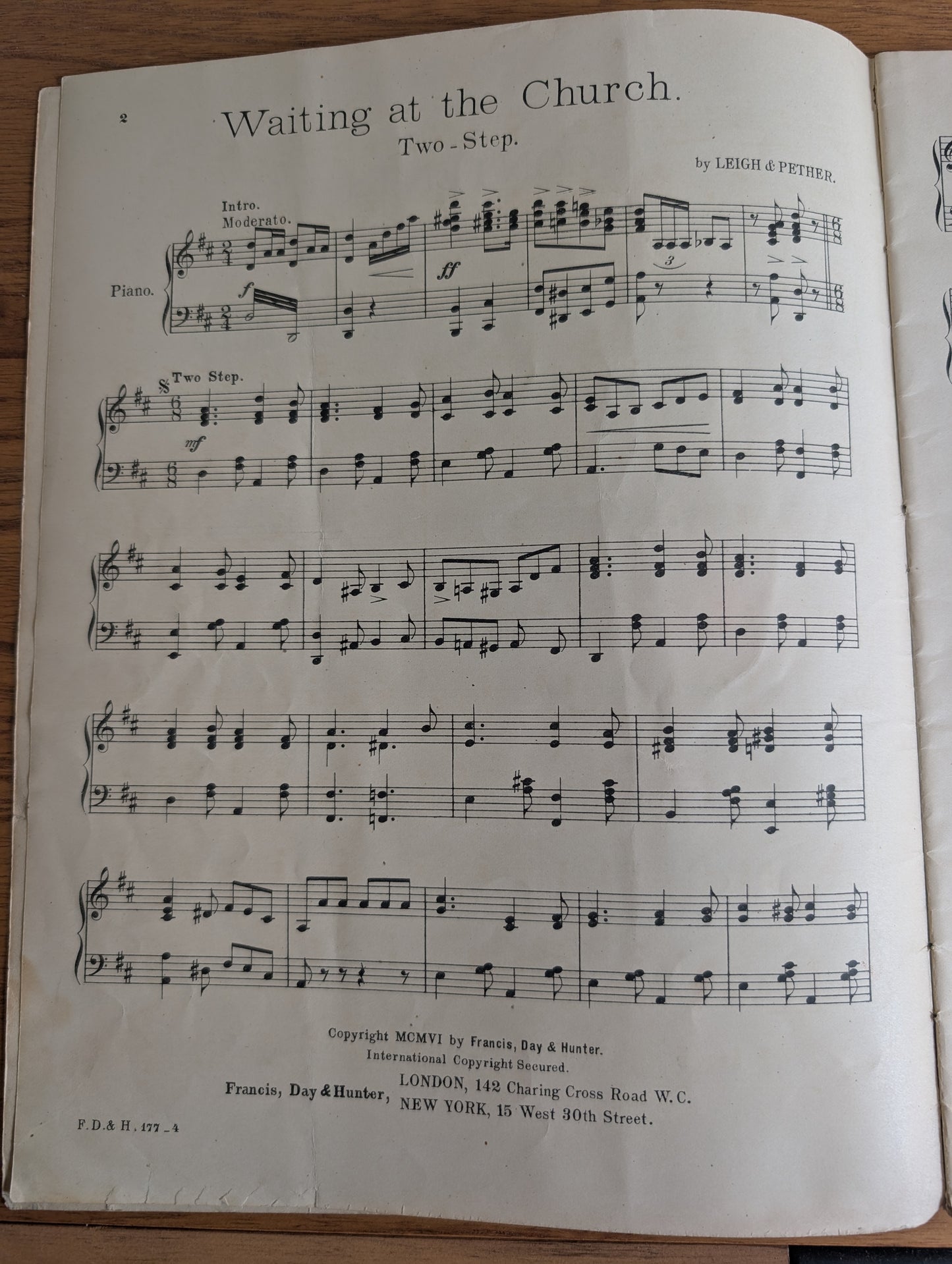 Francis and Day's Dance Folio No 1