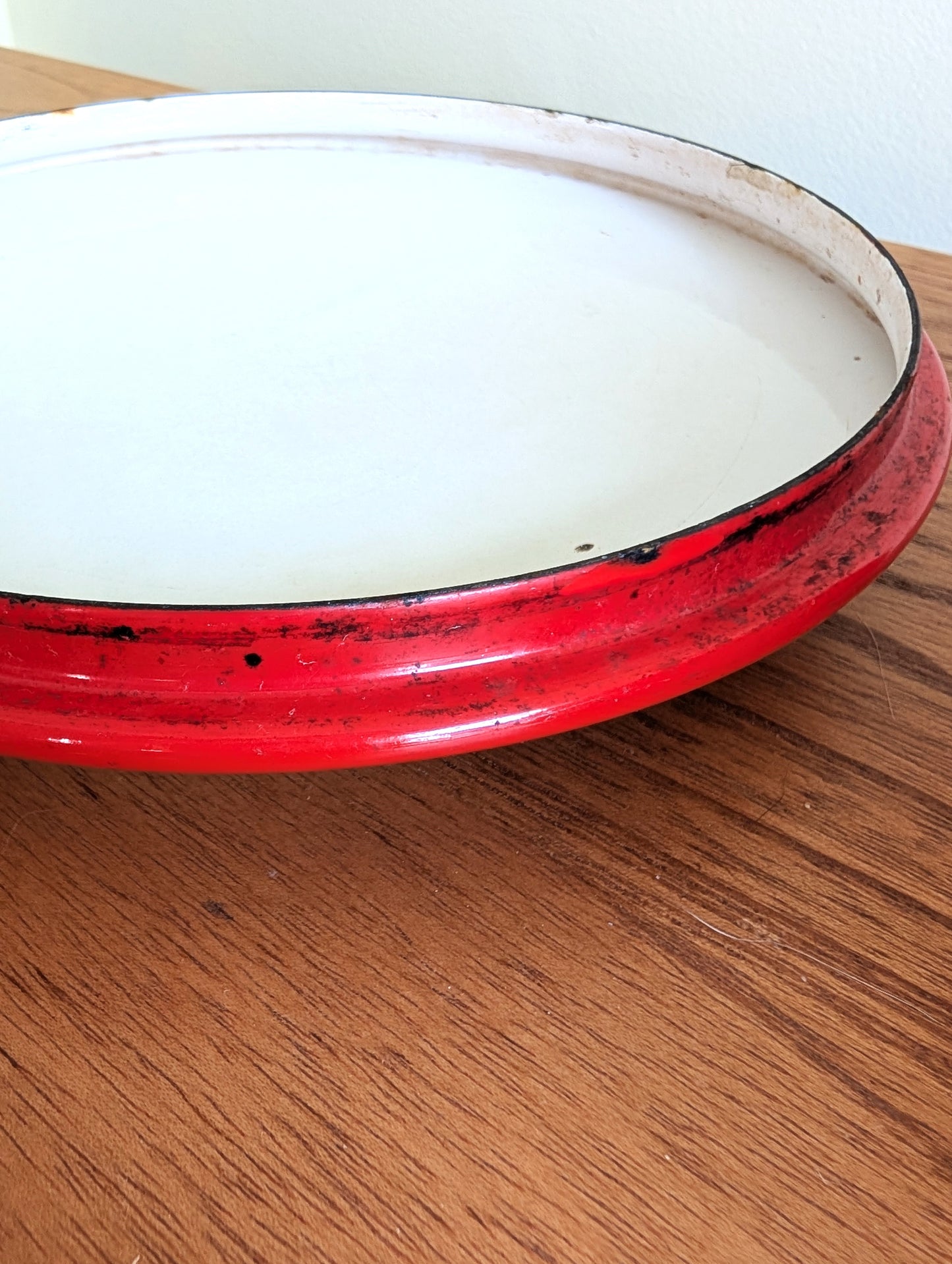 Dansk Kobenstyle Tomato Red 4 Quart Enamel Covered Pot