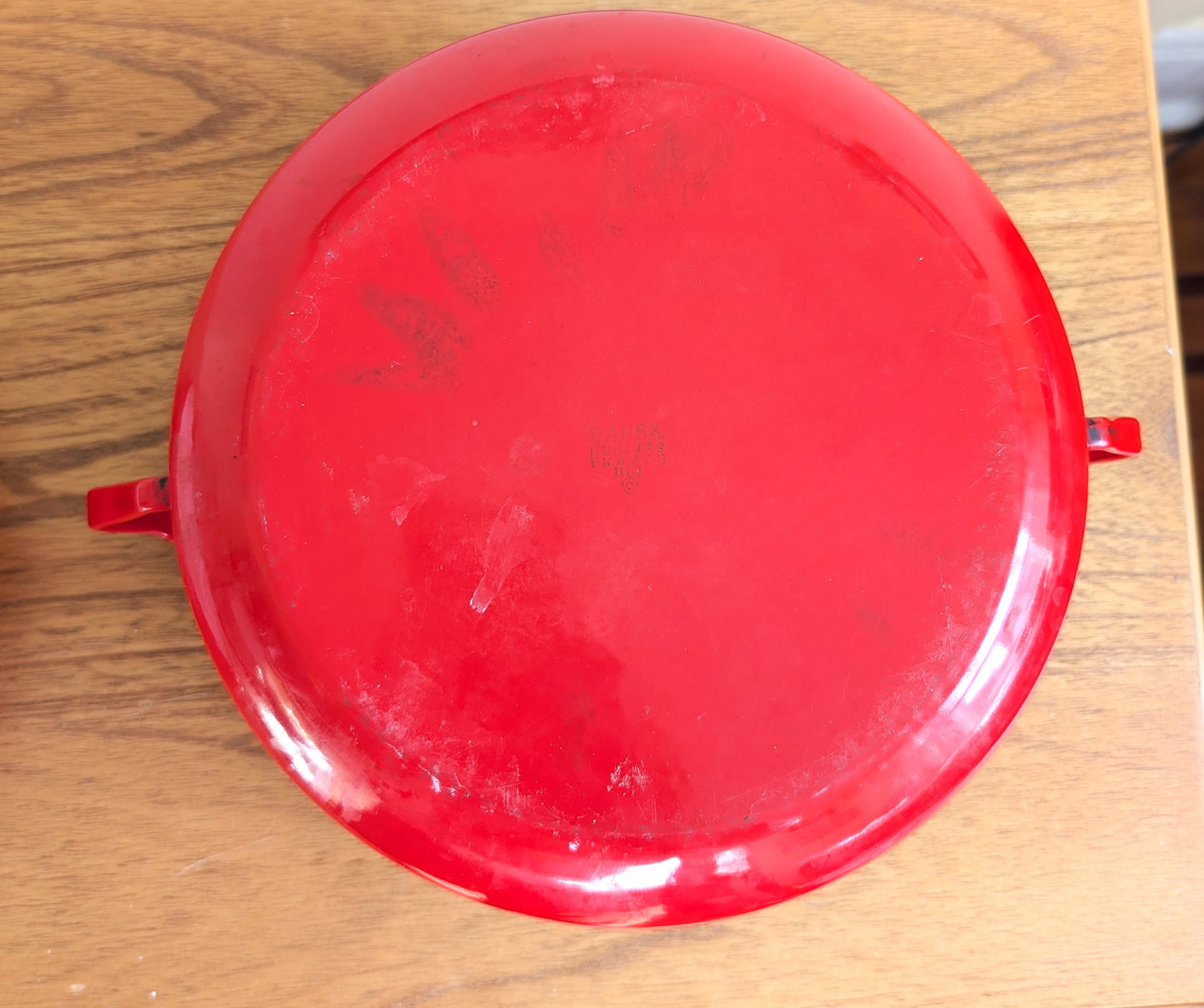 Dansk Kobenstyle Tomato Red 4 Quart Enamel Covered Pot