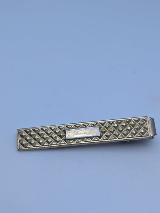 Gold and Silver Tone Tie Clip
