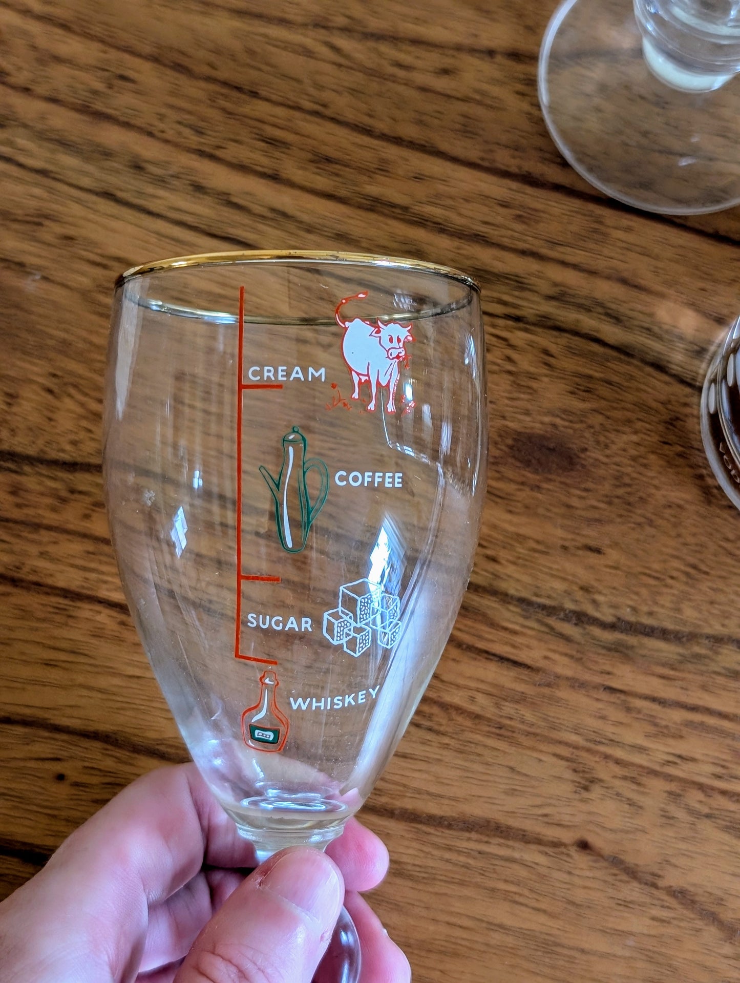 Drinking Team and Irish Coffee Recipe Glasses