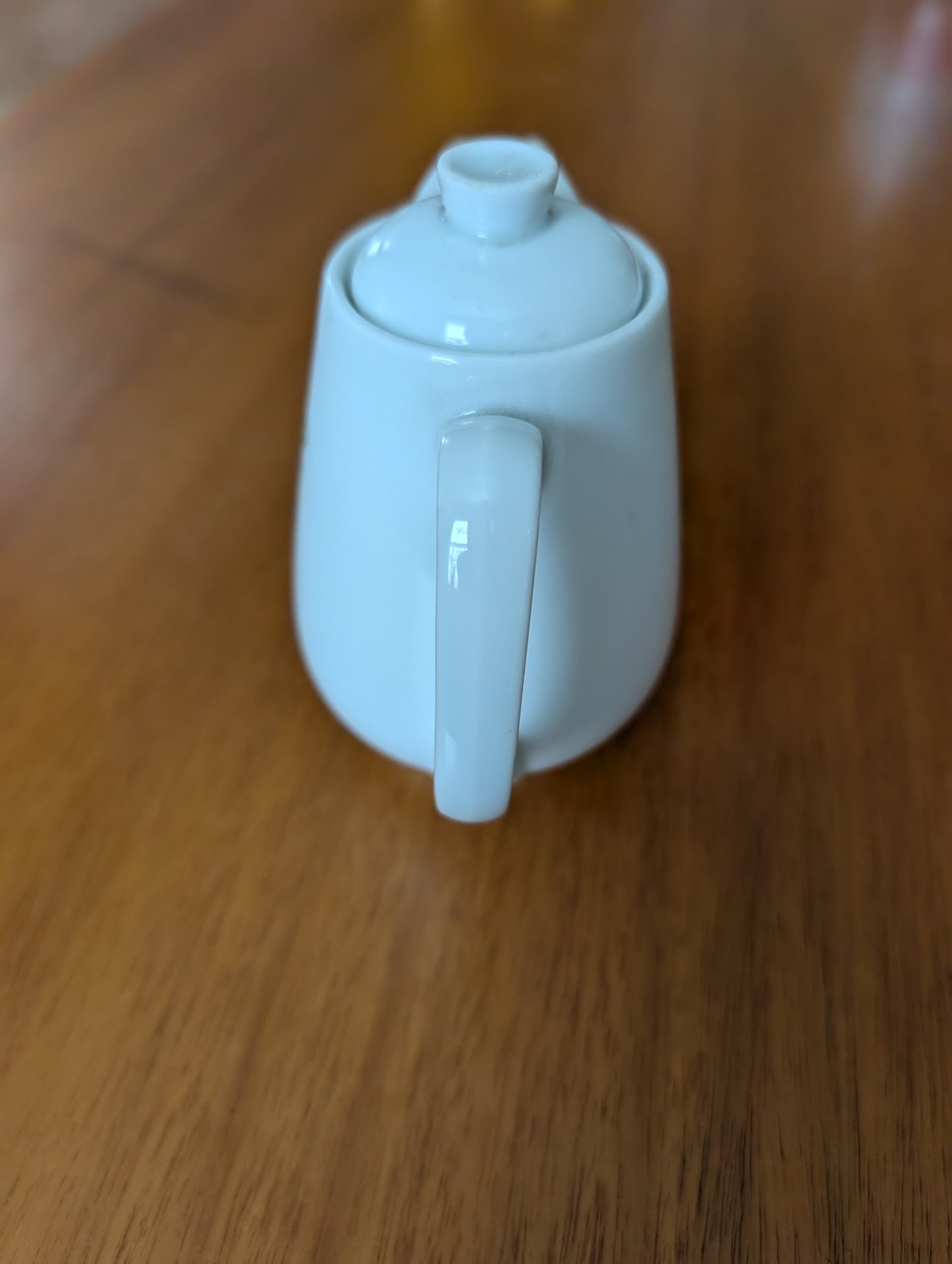 Rosenthal Germany Ceramic White Mini Tea Pot Personalized with Initials FR