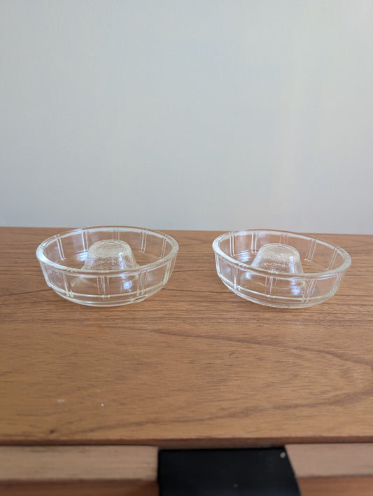 Pair of Glasbake Little Princess Molds