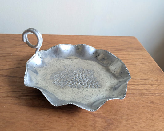 Hammercraft Hand Hammered Aluminum Grape Dish