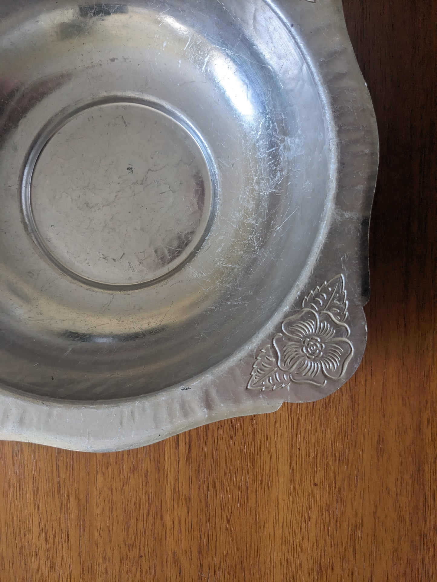 Hammered Aluminum Bowl