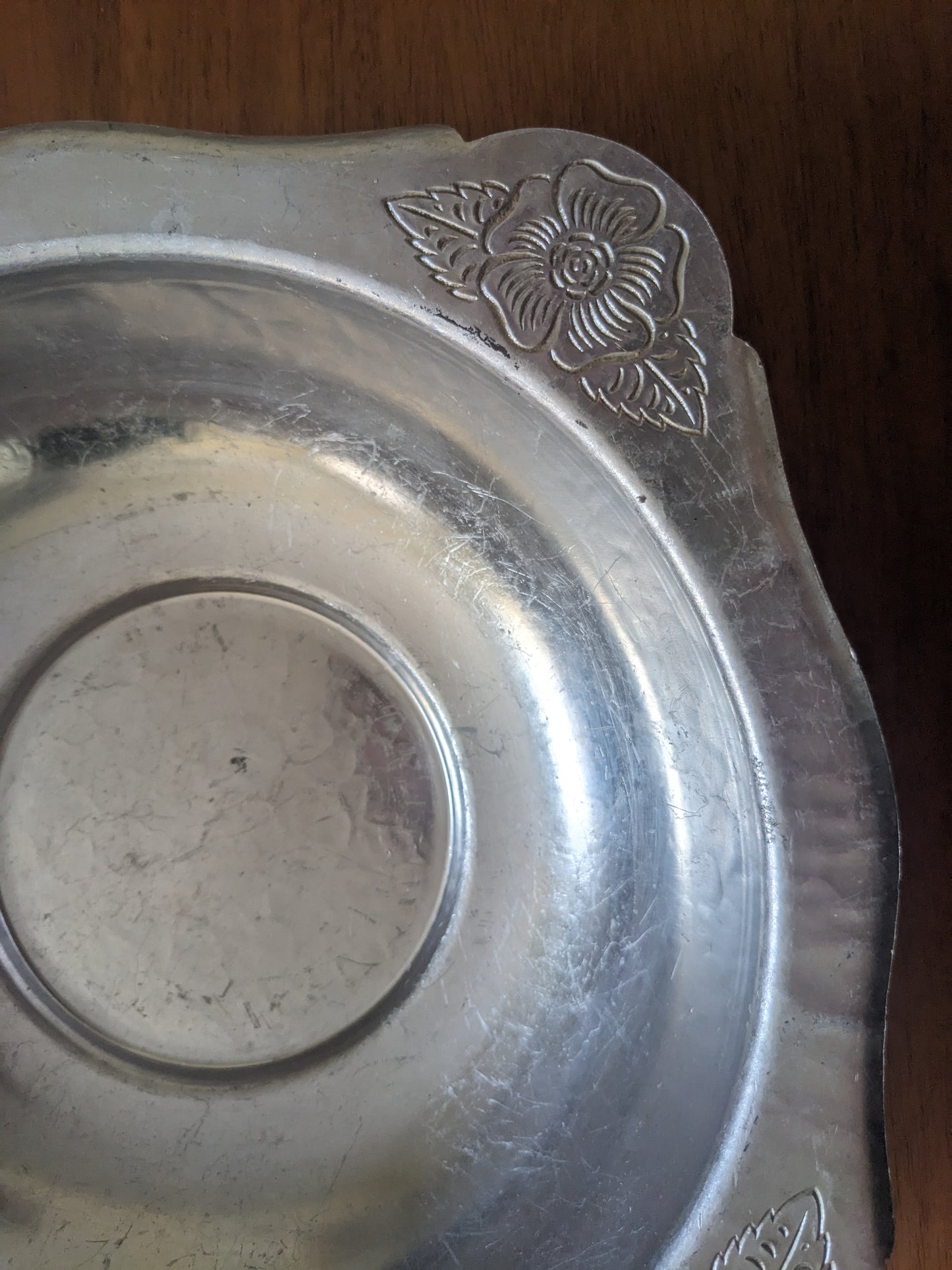 Hammered Aluminum Bowl