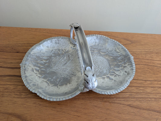 Two Section Hammered Aluminum with Handle