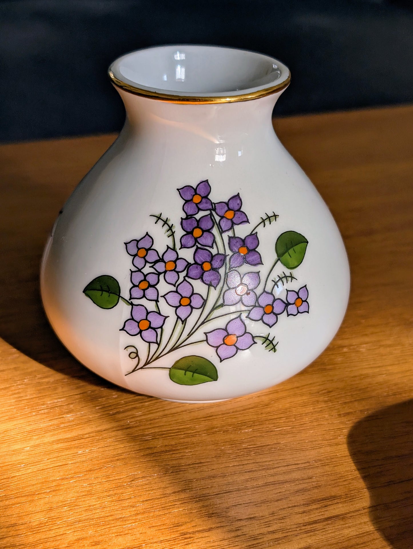 Three Hungarian Kalosca Dishes Bud Vase