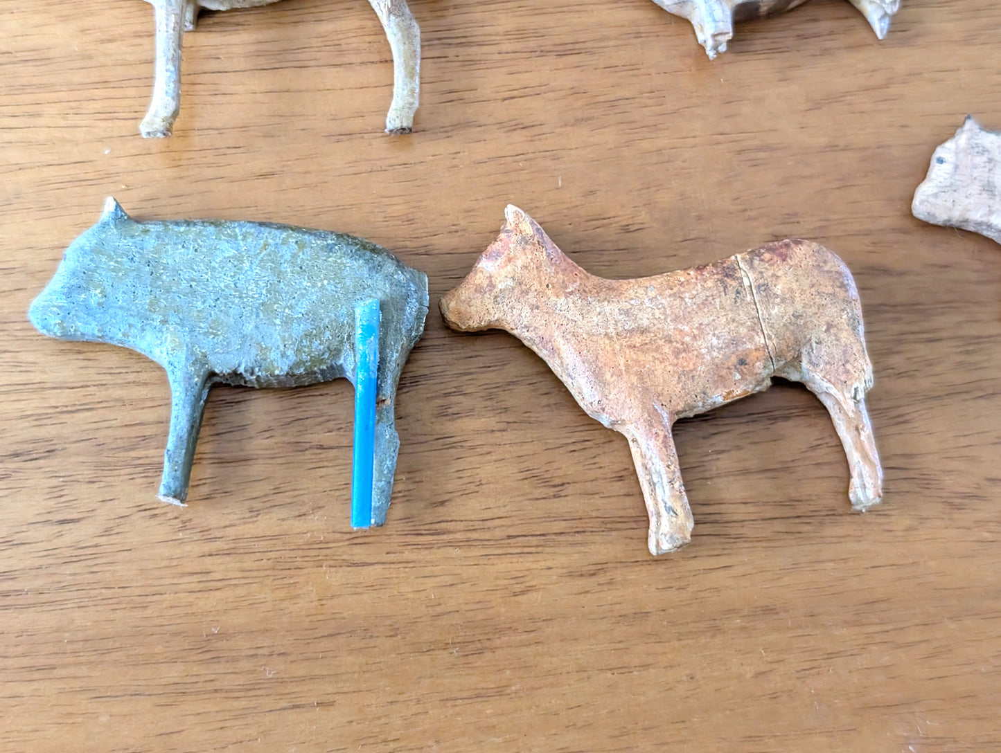 Injured Folk Art Toy Animals