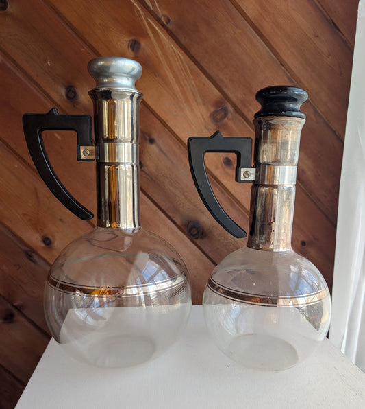 Set of Inland Glass Works Coffee Carafes