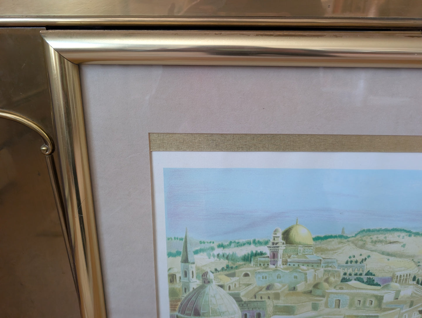 Framed Lithograph by Nahum Gilboa